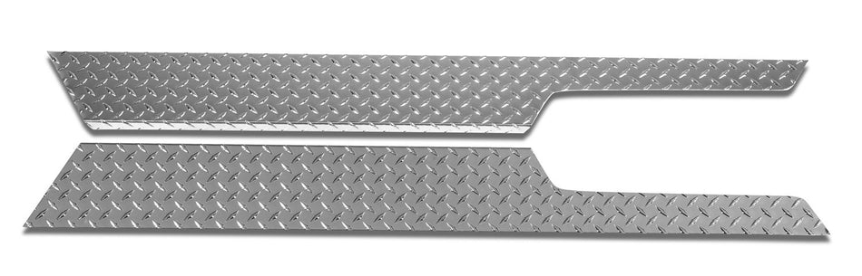 Warrior Products 906U Side Plates with Lip Under Tub for Jeep CJ5 72 and Up