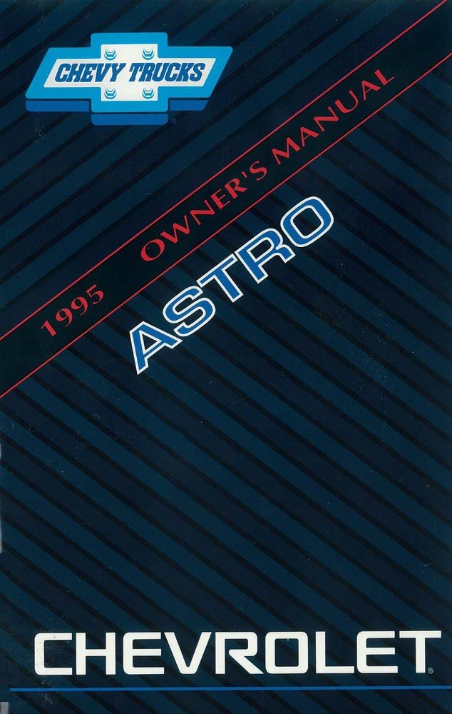 bishko automotive literature 1995 Chevrolet Astro Van Owners Manual User Guide Reference Operator Book Fuses
