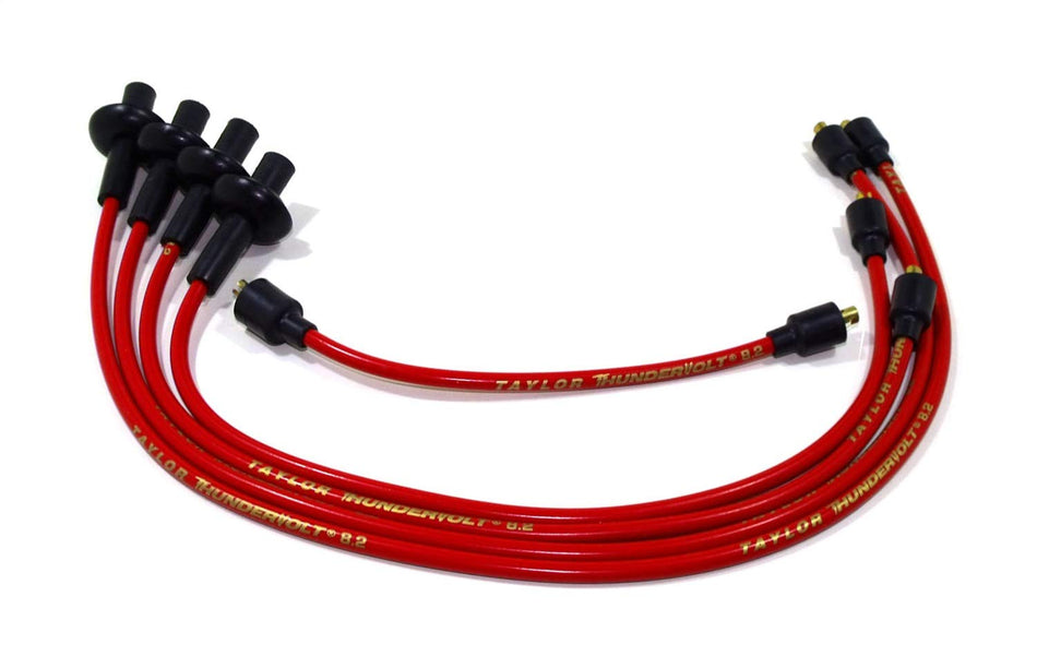 Taylor Cable 84291 Thundervolt 8.2 custom 4 cyl red