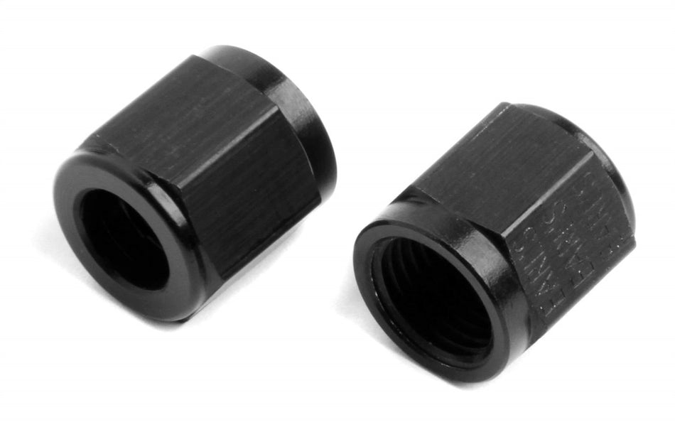NOS An3-3/16 Tube Nut, Black, Aluminum