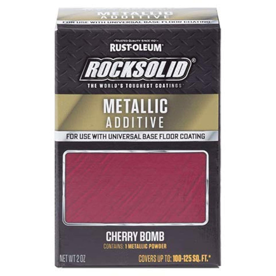 Rust-Oleum 60070 Rocksolid Metallic Additive for Diamond Coat Clear Base, Cherry