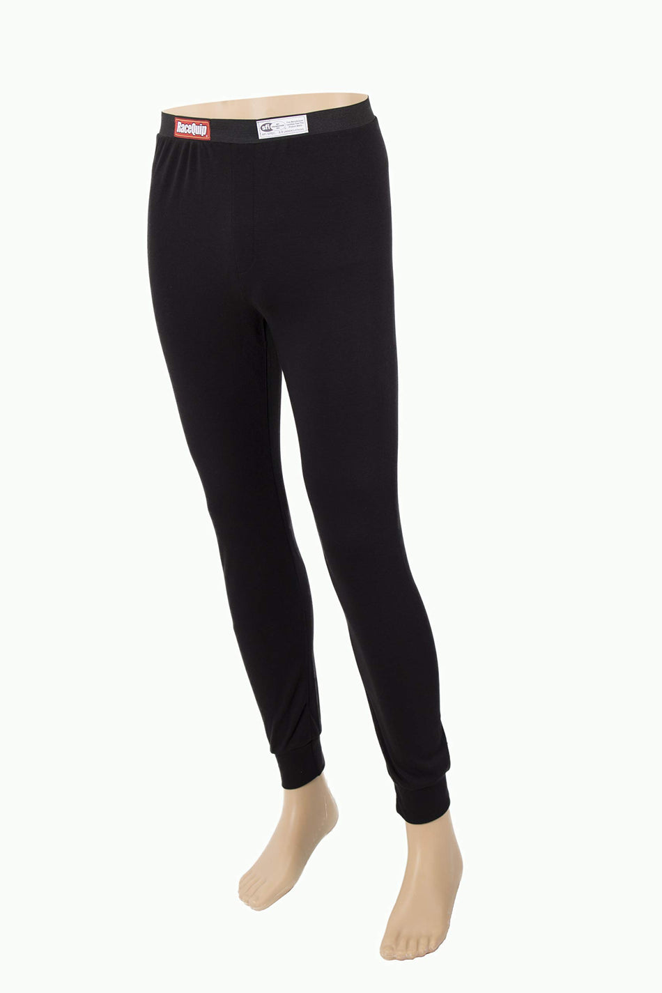 RaceQuip Long John Underwear Bottoms SFI 3.3 Fire Retardant FR Black Small 422992