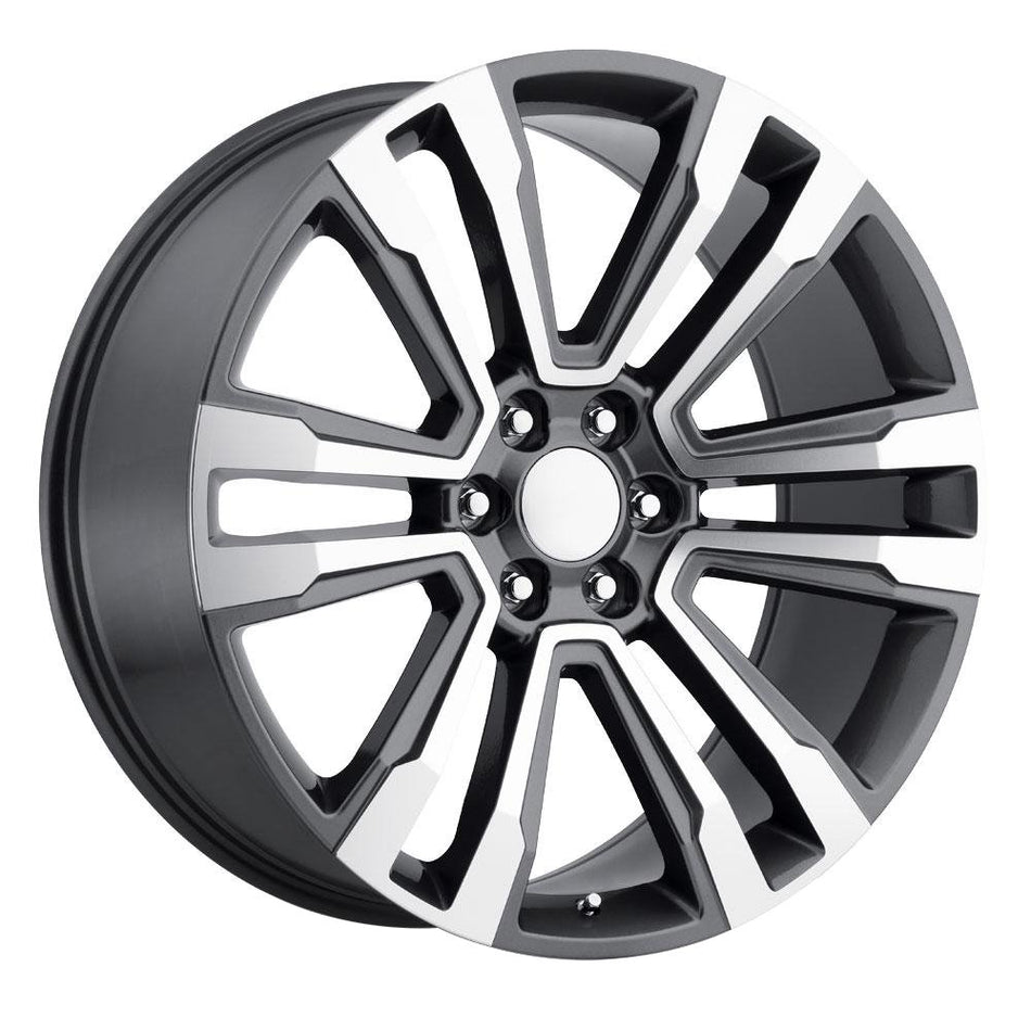 REPLICA 2018 Denali 22X9 6x139.7 31 Gun Metal Machined Face (Quantity of 1)