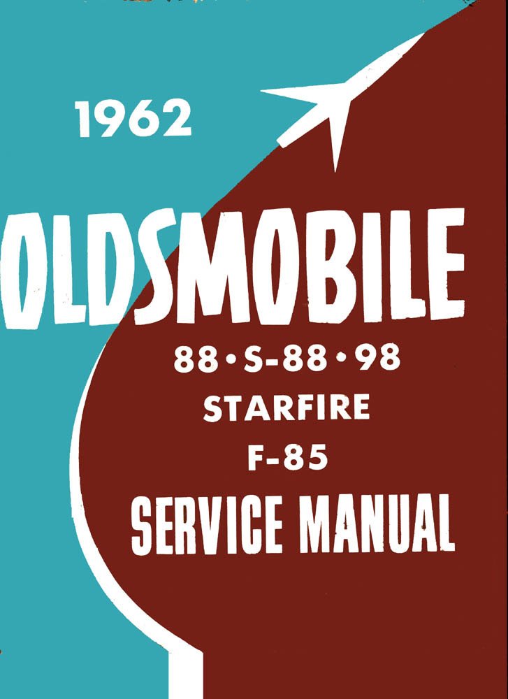 bishko automotive literature 1962 Oldsmobile 98 88 Fiesta Starfire Shop Service Repair Manual Book Engine