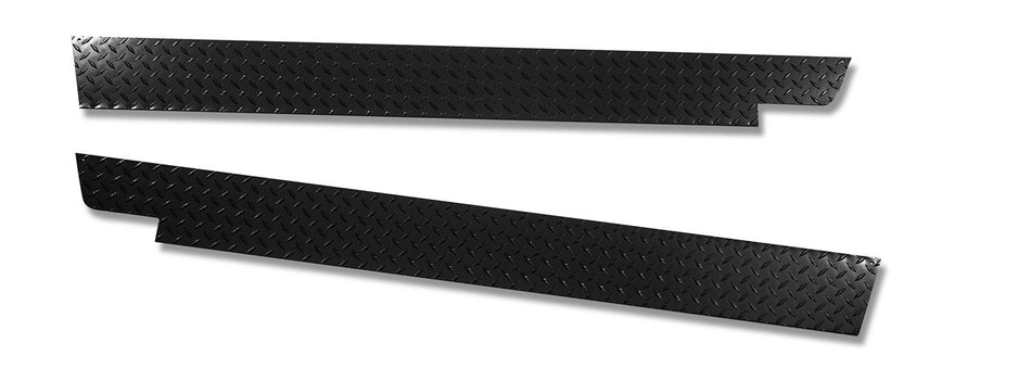 Warrior Products 913XPC Powder Coated Finish Side Plates without Cutouts for Jeep CJ7