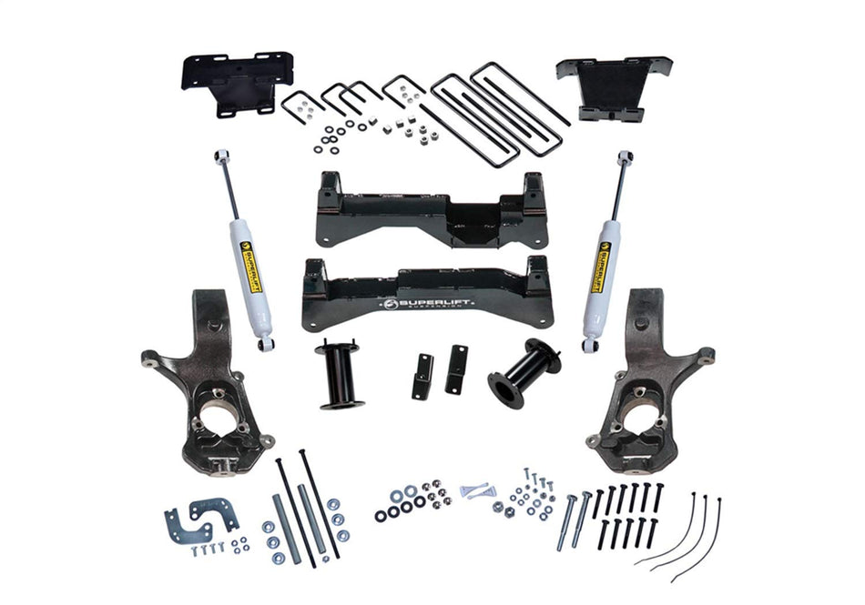 RealTruck SUPERLIFT SUSPENSION 8" Lift Kit for Silverado/Sierra | Complete Lift Kit with Front Strut Spacers & Rear Shadow Series Shocks | K894 | Fits 2007-2016 Chevrolet Silverado/GMC Sierra 1500