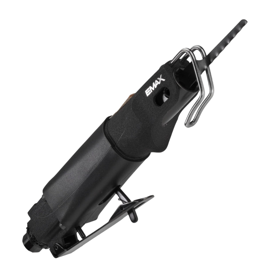EMAX Air Body Saw - 1/4 Inlet Industrial Pneumatic Saw with Safety Lock & 9,000 BPM - EATBS10S1P