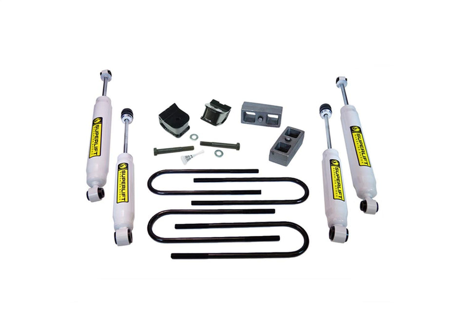 RealTruck SUPERLIFT SUSPENSION 4" Lift Kit for Ford F-250/F-350 | Complete Lift Kit with Front & Rear Shadow Series Shocks and Replacement Radius Arms | K987 | Fits 2011-2016 Ford F-250 / F-350