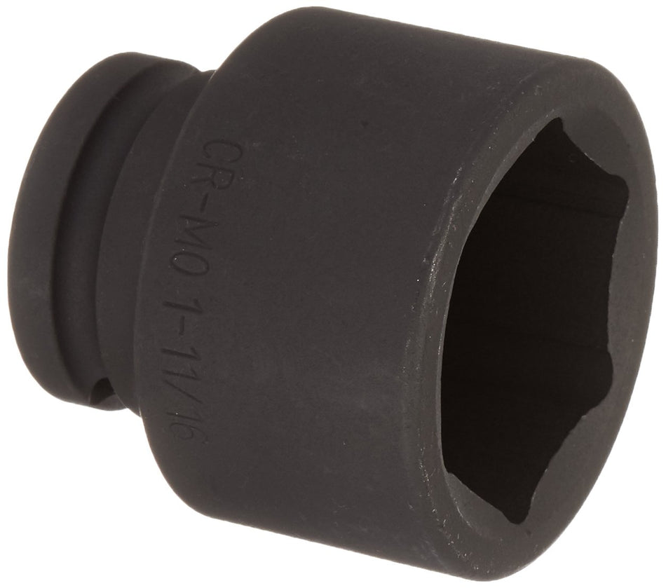 SUNEX TOOLS 454 3/4-Inch Drive Standard 6 Point Impact Socket 1-11/16-Inch