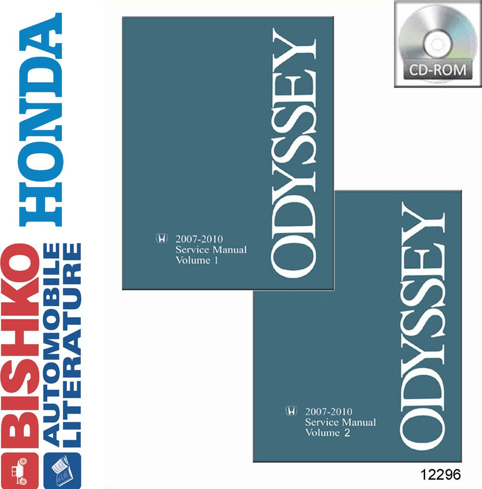 bishko automotive literature - Shop Service Repair Manual CD Engine Wiring for The 2007 2008 2009 2010 Honda Odyssey
