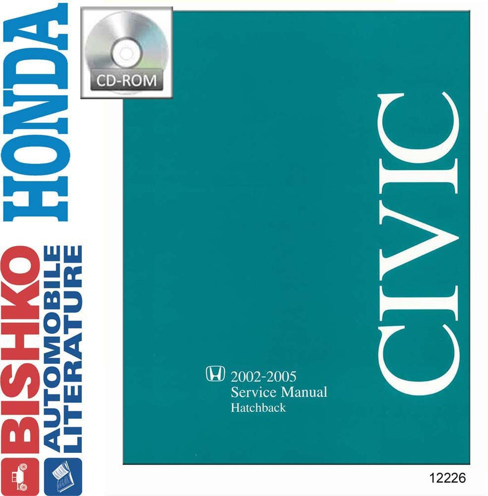 bishko automotive literature - Shop Service Repair Manual CD OEM for The 2002 2003 2004 2005 Honda Civic Hatchback