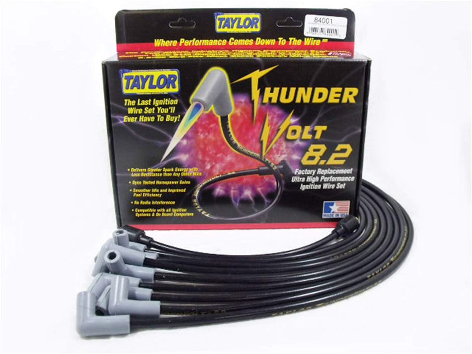 Taylor Cable 84001 Thundervolt 8.2 custom 8 cyl black