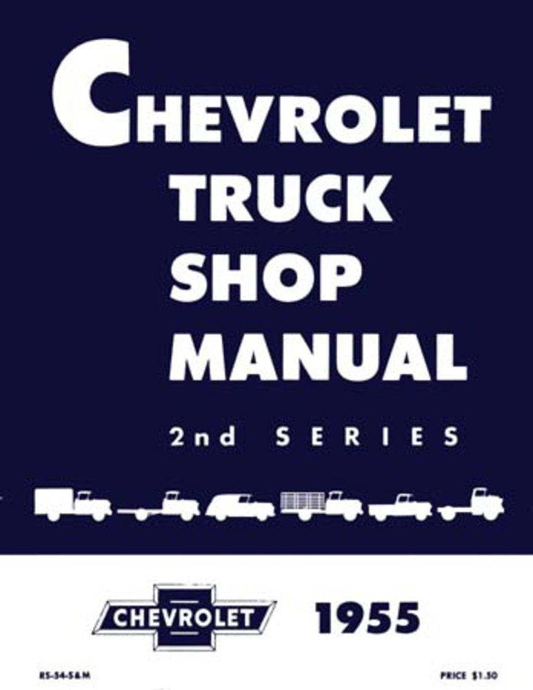 bishko automotive literature 1955 Chevy Truck Shop Service Repair Manual Engine Drivetrain Electrical