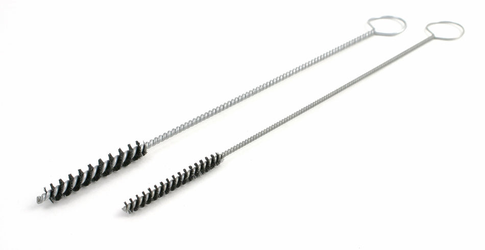 Brush Research CSN Crankshaft Oil Holes 2-Brush Set, 0.010 Nylon, 5/16 and 7/32 Diameter Brushes, 10 Overall Length