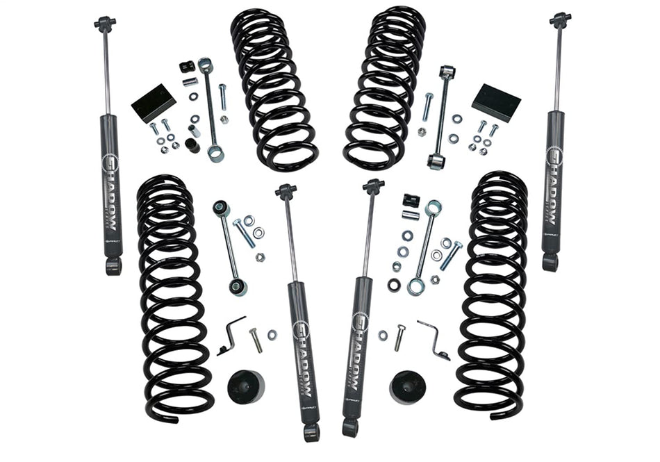 RealTruck SUPERLIFT SUSPENSION 2.5" Lift Kit for Jeep Wrangler JL | Complete Lift Kit with Front & Rear Shadow Series Shocks | K190 | Fits 2018-2023 Jeep Wrangler 4 Door
