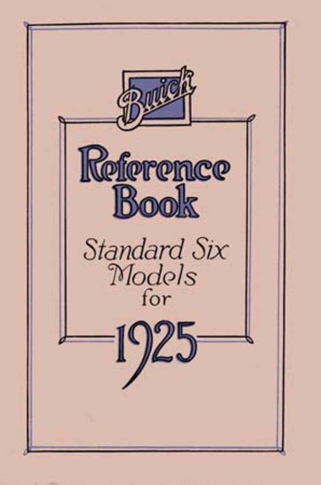 bishko automotive literature 1925 Buick Standard Six 6 Owners Manual User Guide Reference Operator Book Fuses