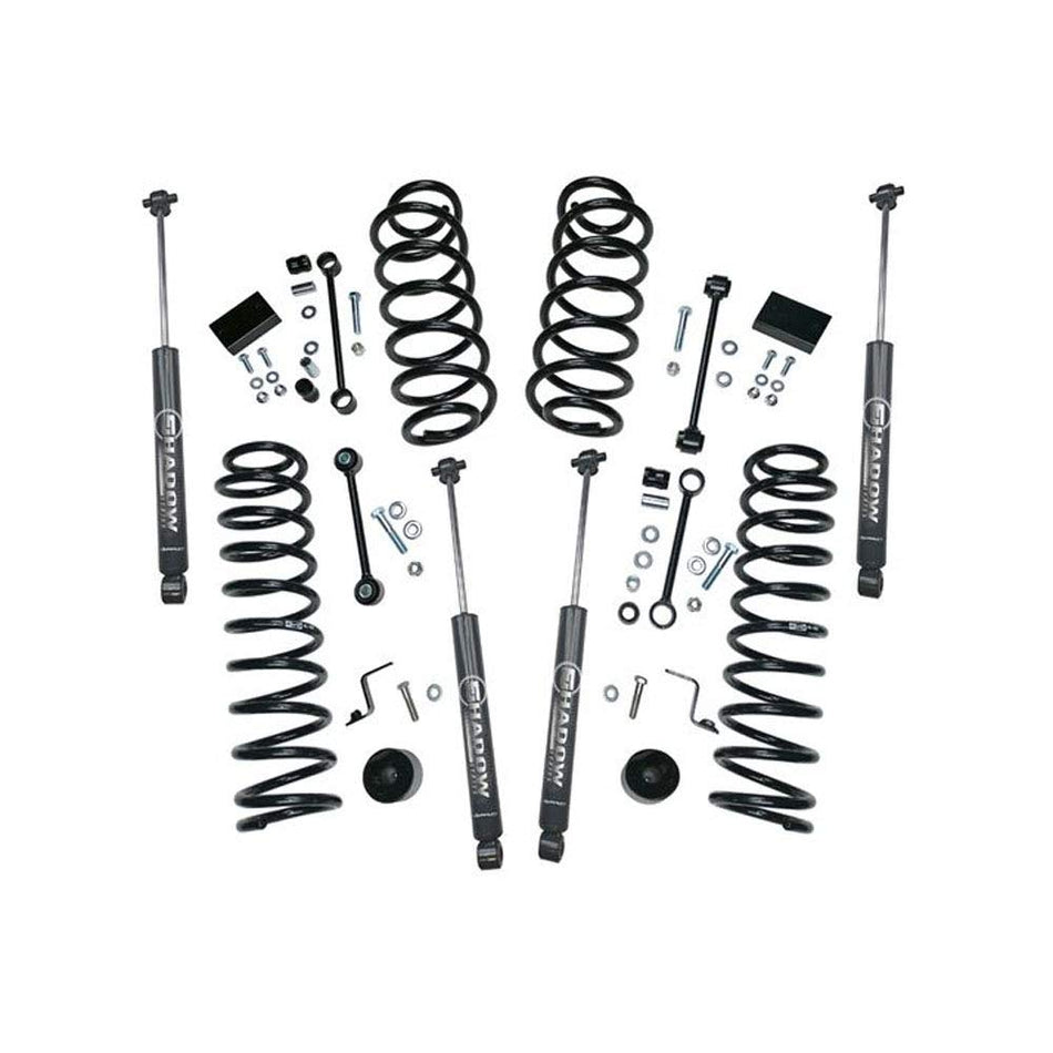RealTruck SUPERLIFT SUSPENSION 2.5" Lift Kit for Jeep Wrangler JL | Complete Lift Kit with Front & Rear Shadow Series Shocks | K188 | Fits 2018-2023 Jeep Wrangler JL Unlimited