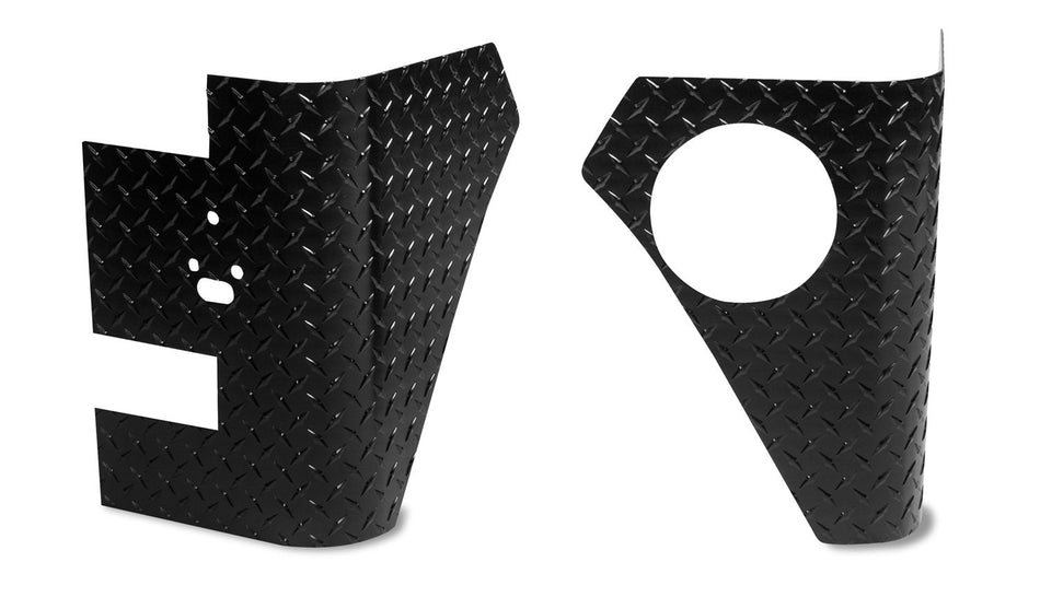 Warrior Products 920APC Powder Coated Finish Corners with Holes for Jeep JK 07-10