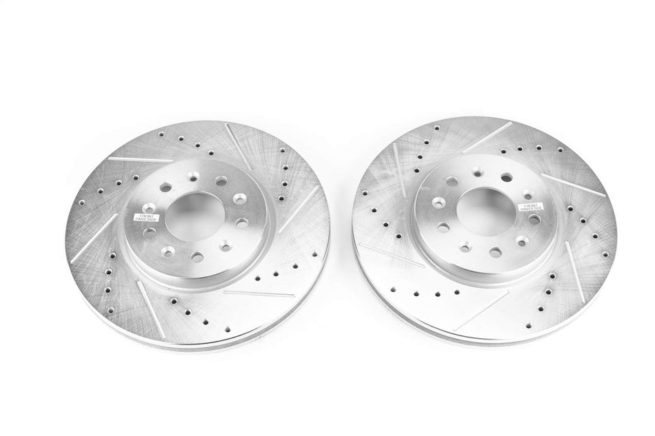 Power Stop AR82194XPR Drilled and Slotted Front Brake Rotor Pair