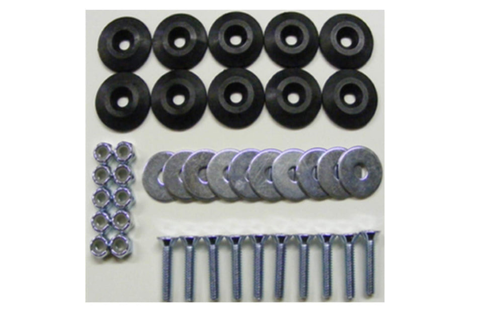 Dominator Race Products 1200-BK Black Body Bolt Kits 10pc