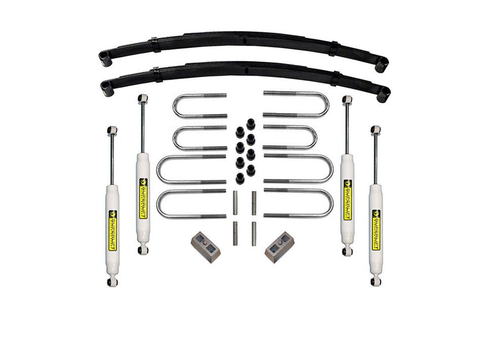 RealTruck SUPERLIFT SUSPENSION 2.5" Lift Kit for Chevy/GMC K-Series | Complete Lift Kit with Front & Rear Shadow Series Shocks | K427 | Fits 1973-1987 Chevrolet K10 and GMC K15