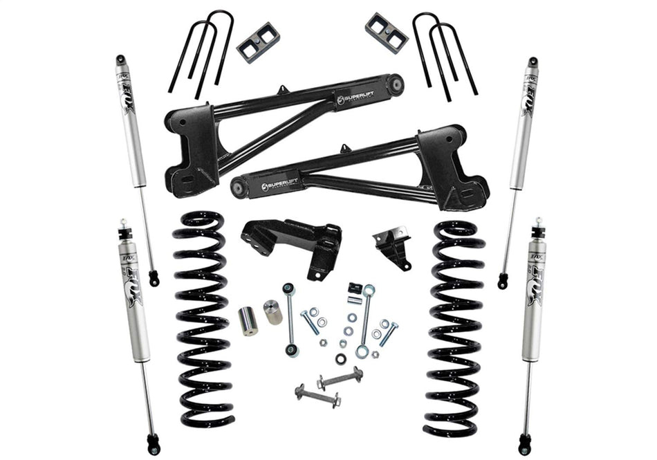 RealTruck SUPERLIFT SUSPENSION 8" Lift Kit for Ford F-250/F-350 | Complete Lift Kit with Front & Rear Shadow Series Shocks and Replacement Radius Arms | K985 | Fits 2008-2010 Ford F-250 / F-350