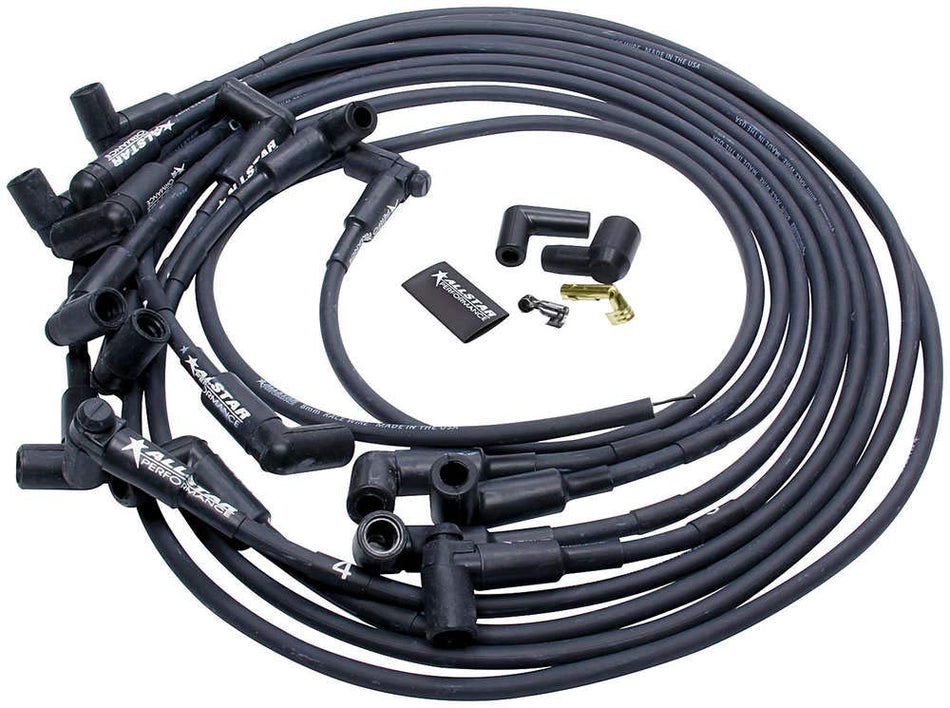 Allstar Performance Spark Plug Race Wire Set Under Header w/o Sleeve