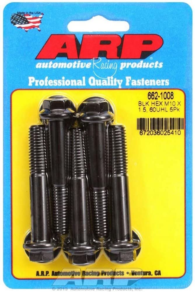 Autoracing Products 662-1008 Bolt Kit - 6pt. (5) 10mm x 1.5 x 60mm