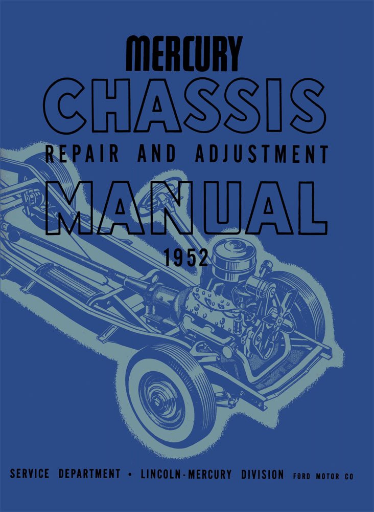 bishko automotive literature 1952 Mercury Custom Monterey Shop Service Repair Manual Book Engine Wiring OEM