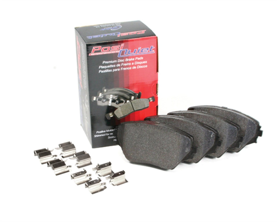 Centric 106.07170 Posi Quiet Premium Extended Wear Semi-Metallic Rear/Front Disc Brake Pad Set for Select Chevrolet, International, Genesis, Sterling Truck and Workhorse Model Years