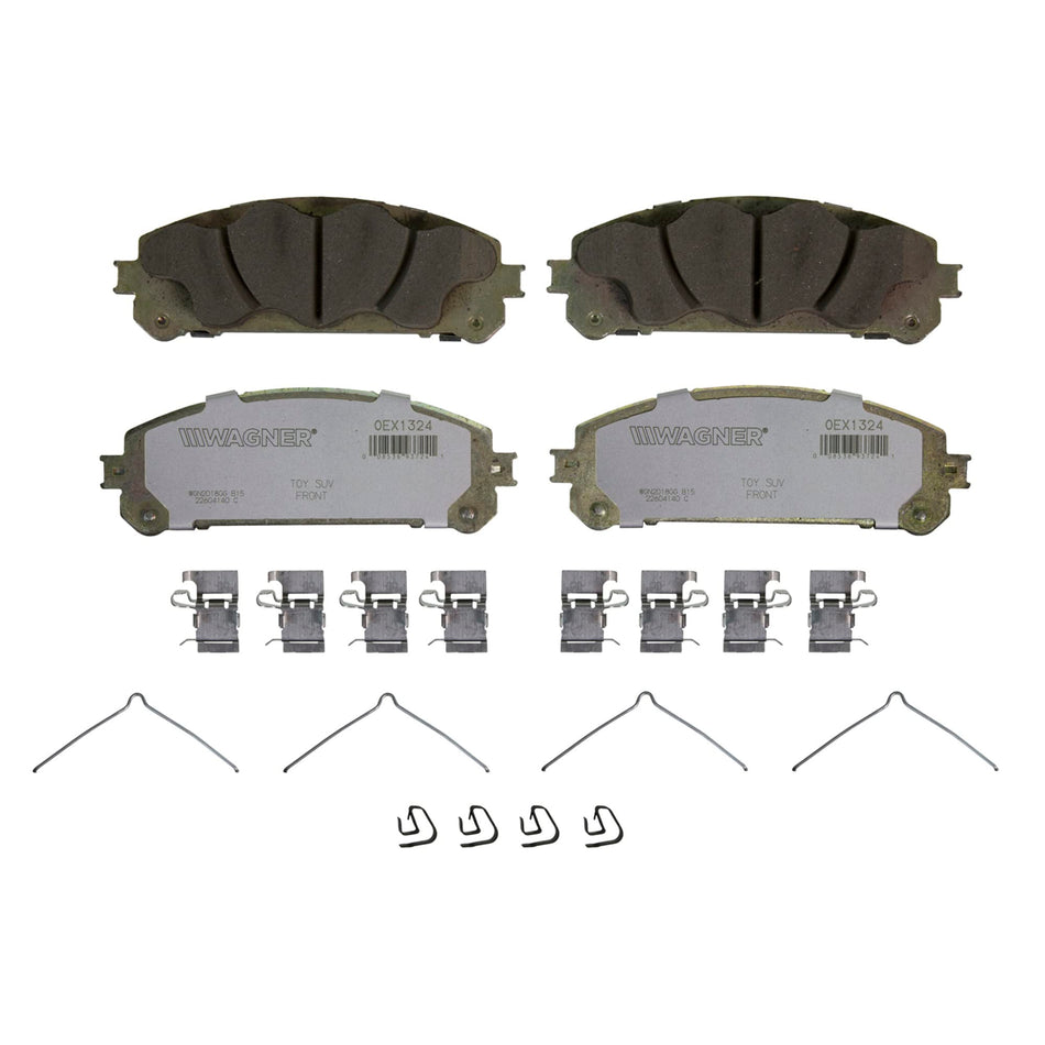 Wagner Brake OEX OEX1324 Disc Brake Pad Set Premium Ceramic