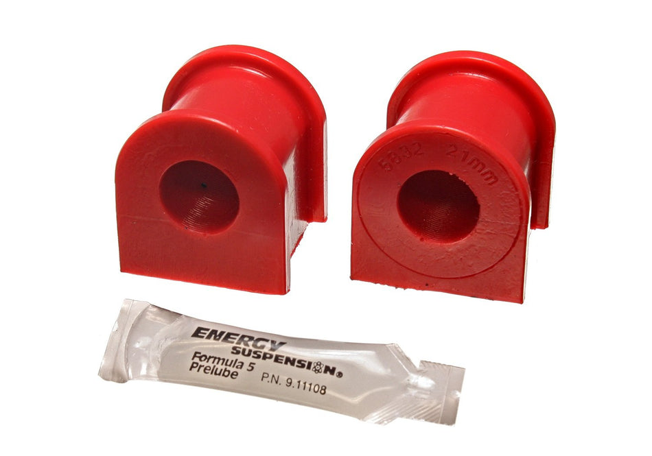 Energy Suspension 8.5131R 21mm Front Sway Bar Bushing Set for TC