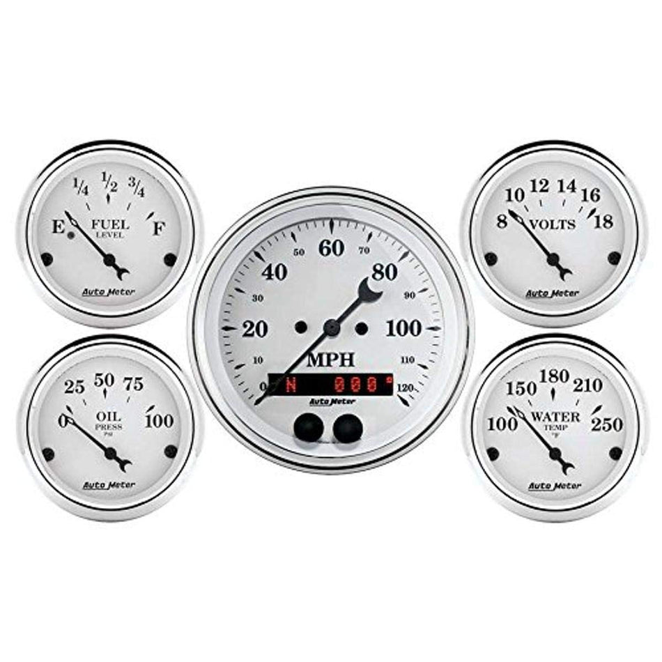 Auto Meter (1650) 5-Piece Gauge Kit