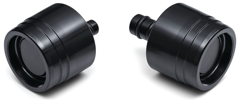 Kuryakyn 3824 Motorcycle Accessory: Lodestar Rear Axle Sliders for Africa Twin, Machined from 6061-T6 Aluminum with Black Anodized Finish, 1 Pair