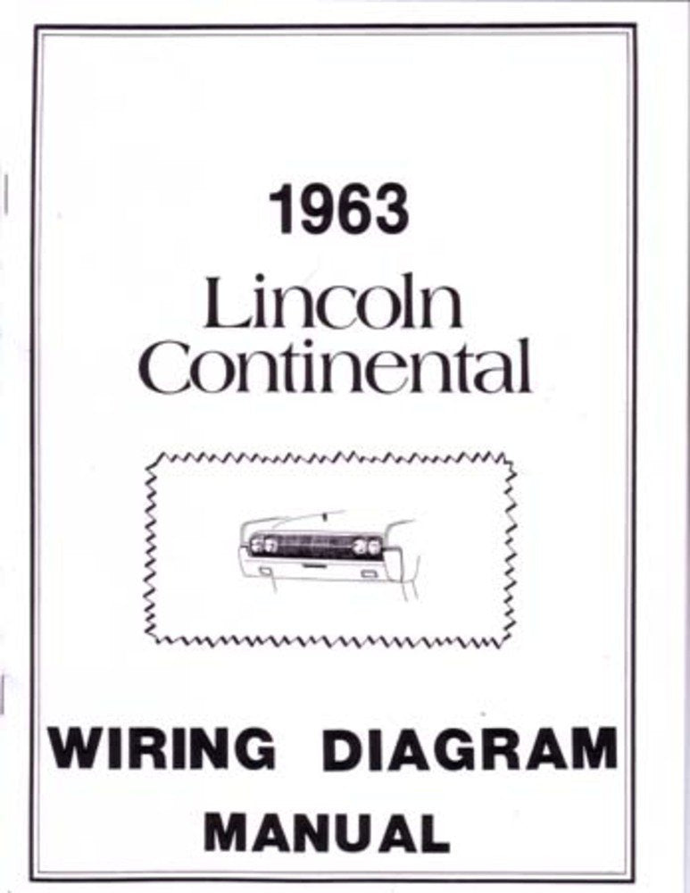 bishko automotive literature 1963 Lincoln Continental Electrical Wiring Diagrams Schematics Manual Book OEM
