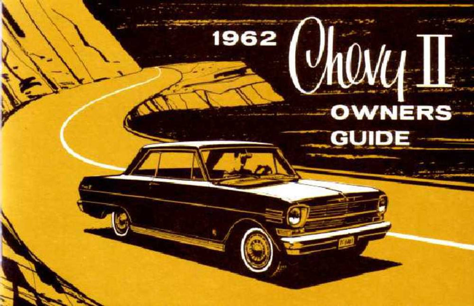 bishko automotive literature 1962 Chevrolet Chevy ll Owners Manual User Guide Reference Operator Book Fuses