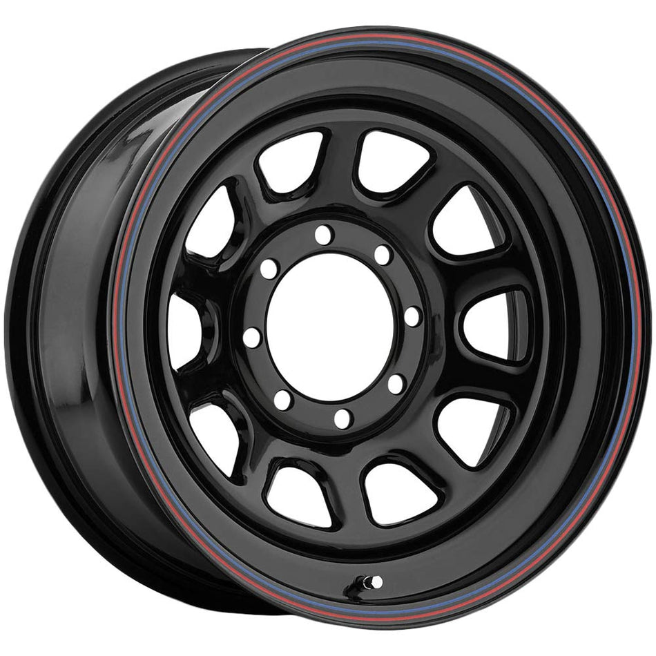 Raceline Wheels 5179080 Black Daytona 17x9 8x6.5 (5inbs/0mm)