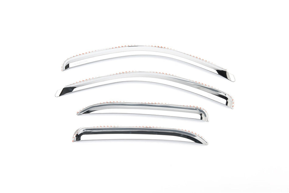Putco Element Chrome Window Deflectors Fits Honda Accord 2003-2007 - Set of 4 - in Channel Install