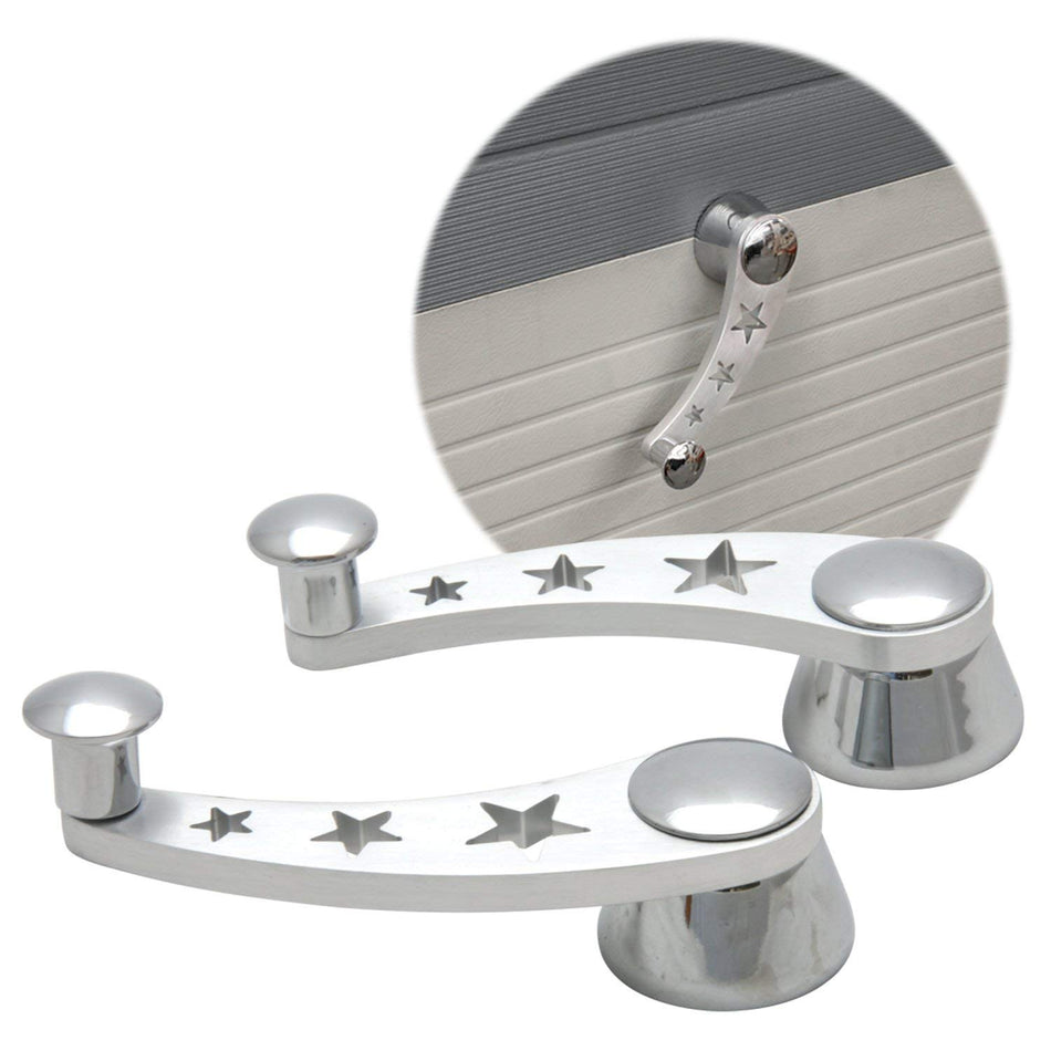 AutoLoc Power Accessories 14222 Billet Star Door and Window Crank, 1 Pair