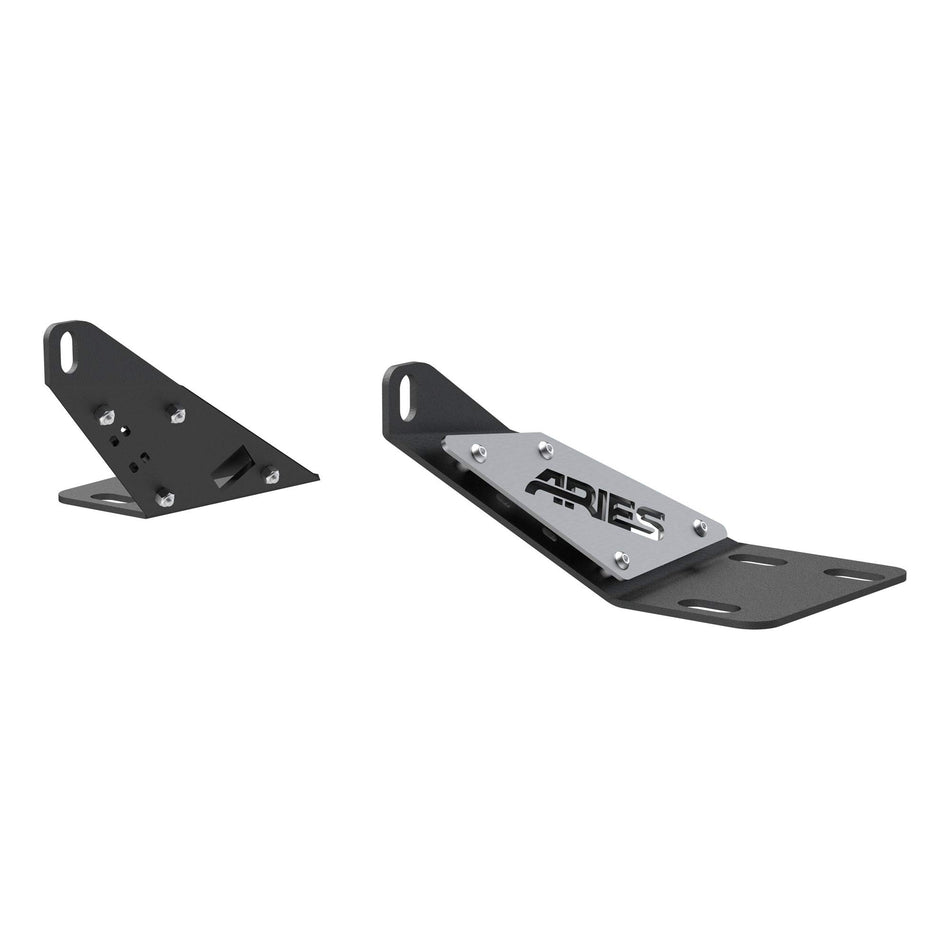 ARIES 15913 Jeep Wrangler TJ Hood Light Brackets, LEDs Sold Separately