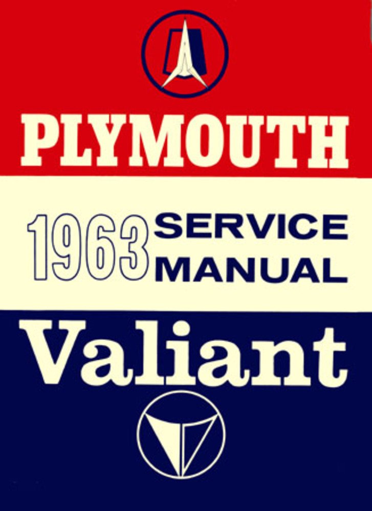 bishko automotive literature 1963 Plymouth Shop Service Repair Manual Book Engine Drivetrain Electrical Guide