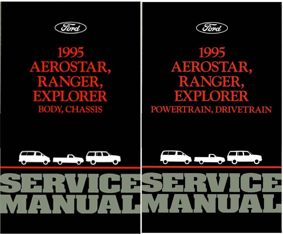 bishko automotive literature 1995 Aerostar Explorer Ranger Shop Service Repair Manual Book Engine Wiring OEM