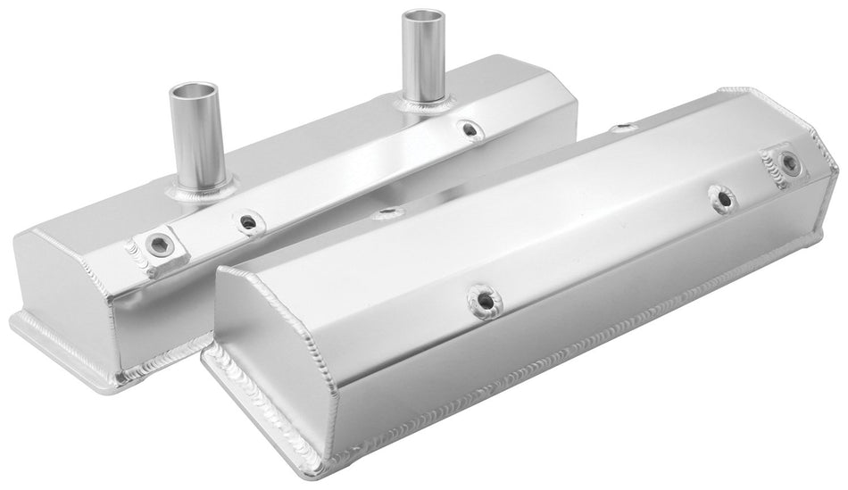 Allstar ALL26171 Fabricated Aluminum Valve Cover Set with Breather Tube