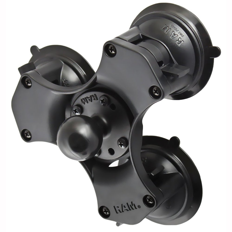 RAM Mounts (RAP-365-224-1U Triple Suction Cup Base with 1.5" Ball