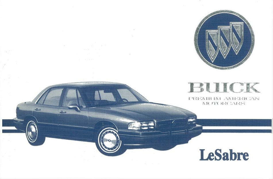 bishko automotive literature 1995 Buick Le Sabre Owners Manual User Guide Reference Operator Book Fuses