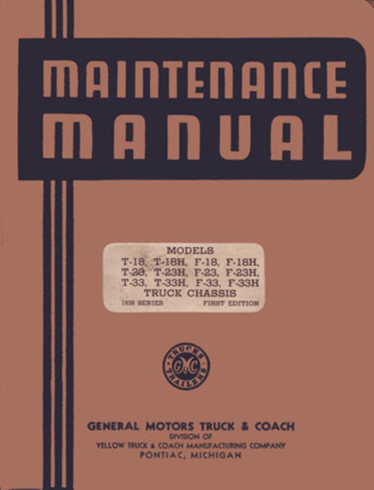 bishko automotive literature 1938 GMC Truck Shop Service Repair Manual Book Engine Drivetrain Electrical OEM
