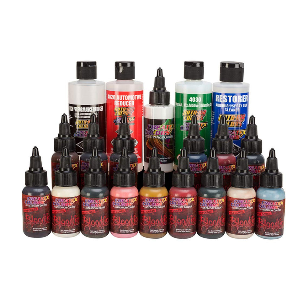 Createx Airbrush Paint, Illustration Bloodline Box Set (5084-B)