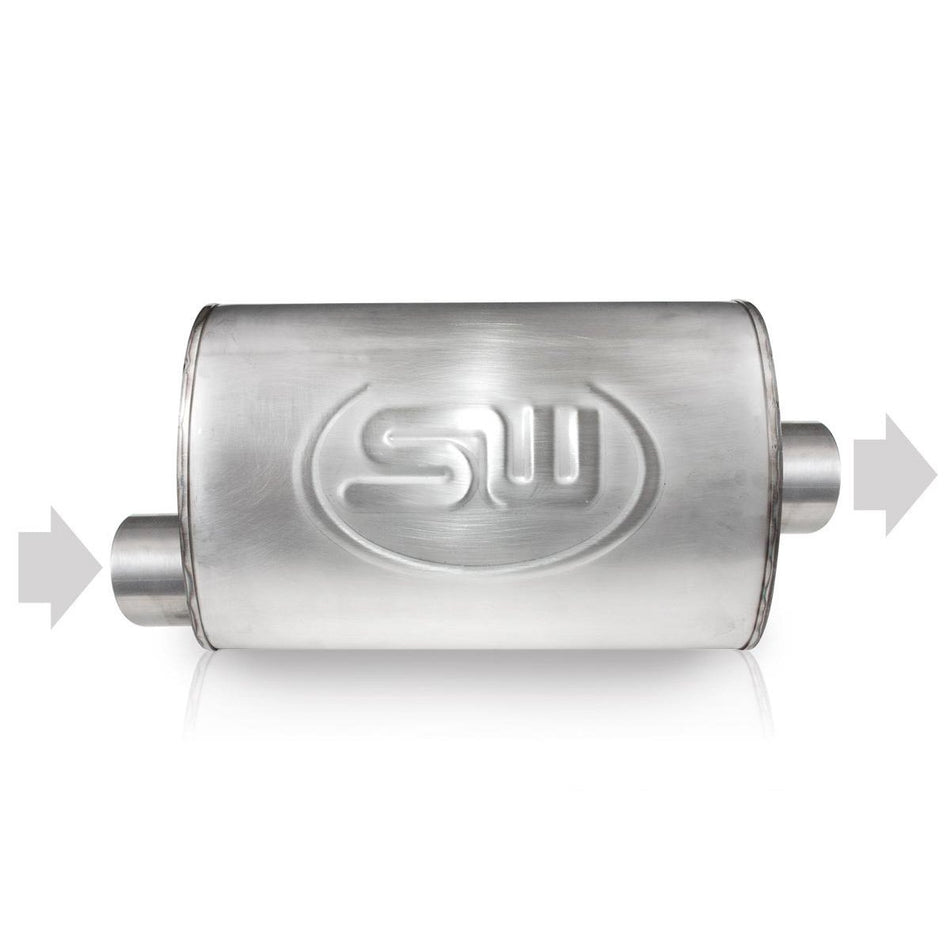 Stainless Works 3in ID CENTER INLET/ 3in OD OFFSET OUTLET 5inX9in