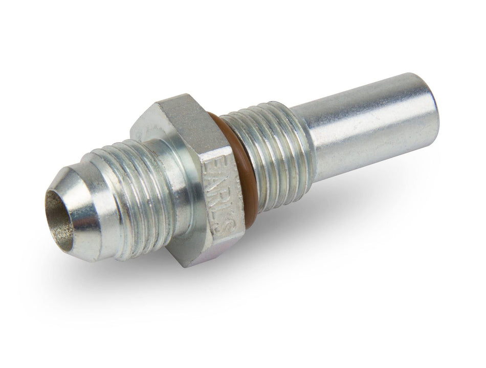 Earl's 961981ERL Straight Transmission Adapter -6 Male to 1/4-18 NPSM Male - Long (Rear)