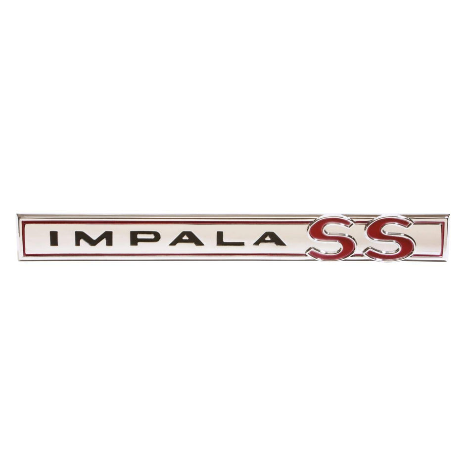 Trim Parts 2356 Trunk Lid Emblem (1964 Impala u201cImpala SSu201d)
